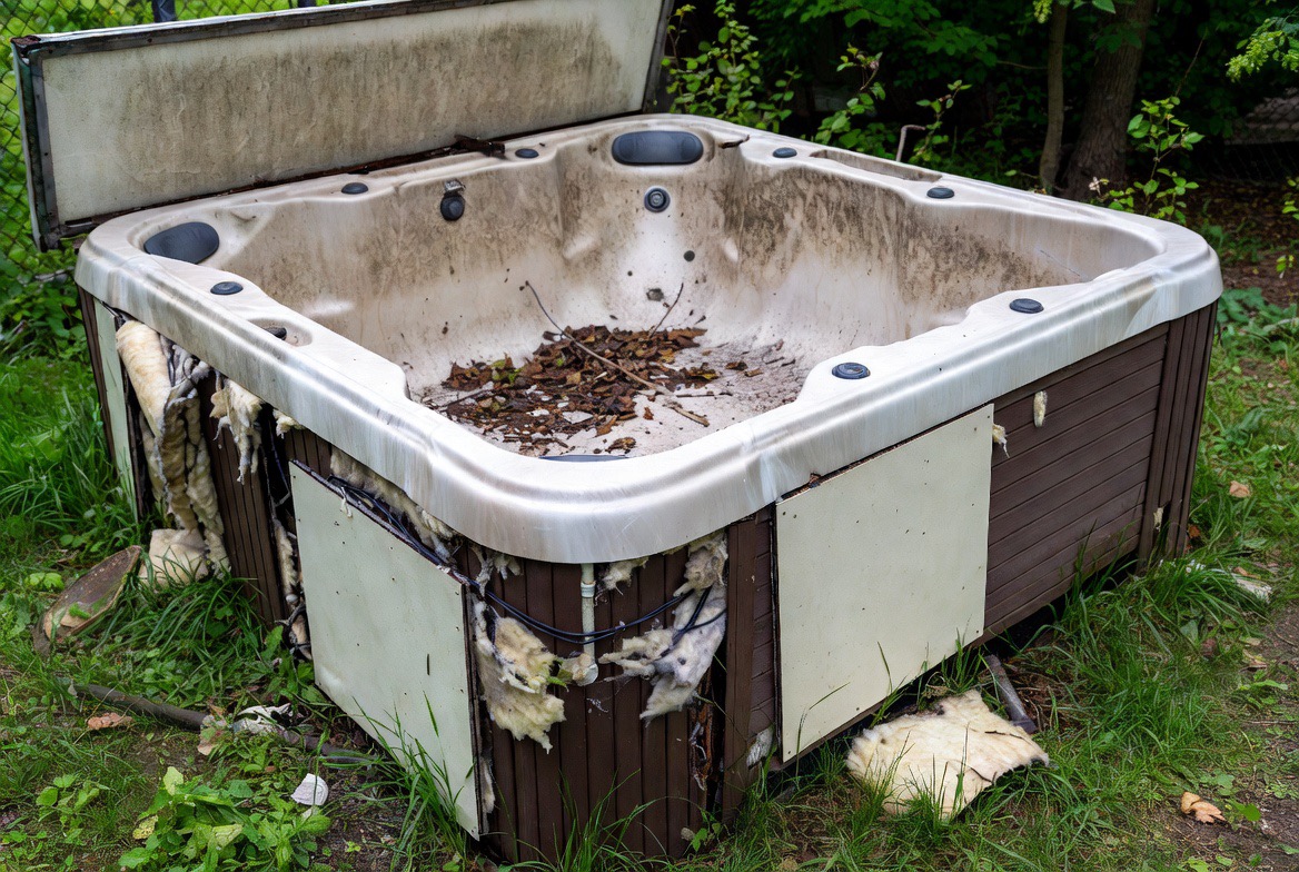 Before — Hot Tub Removal